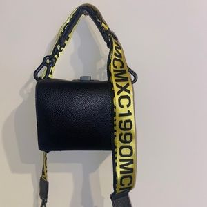 Zara leather shoulder bag